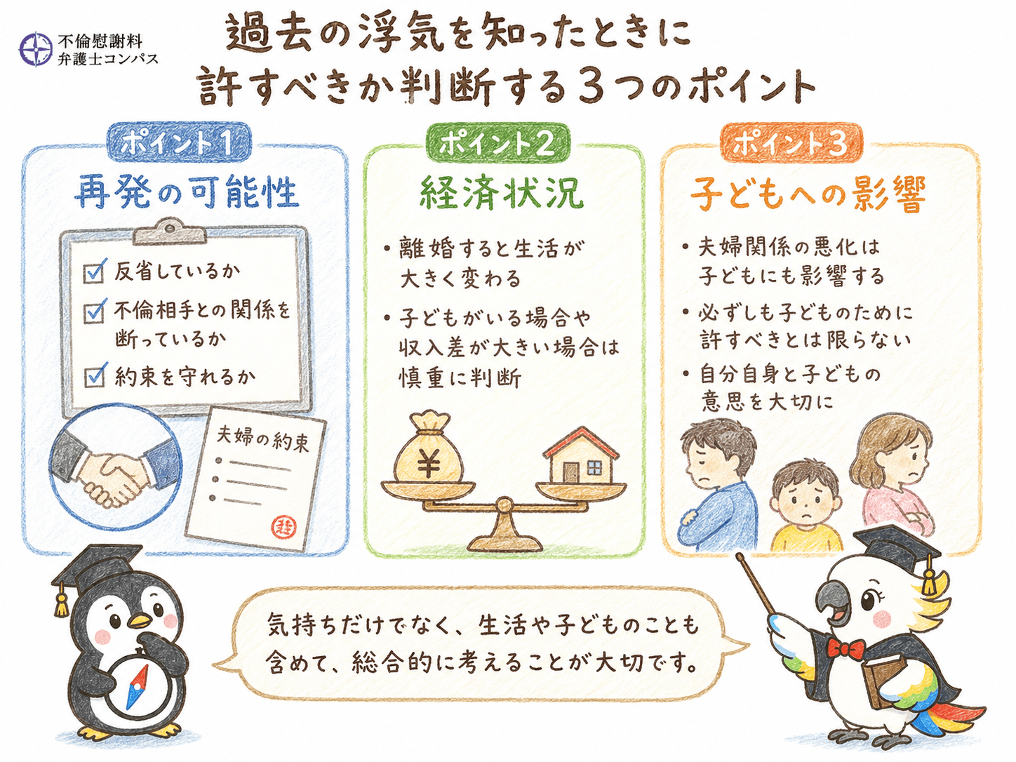 ８章　過去の浮気を知ったときに許すべきか判断するポイント３つ